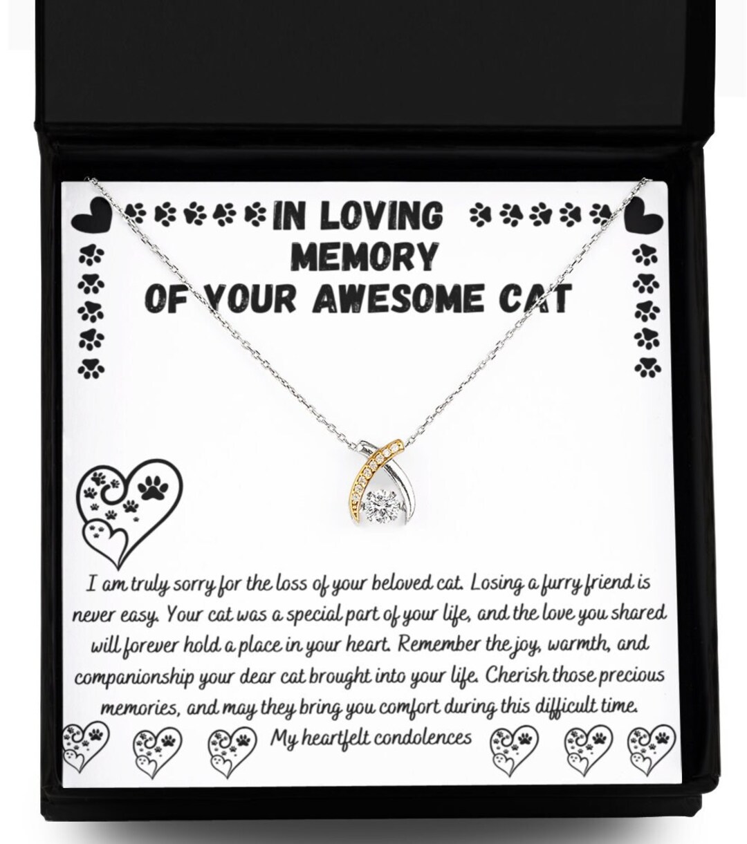 Cat Memorial Gift Cat Loss Memorial Loss Cat Gift Cat Etsy UK