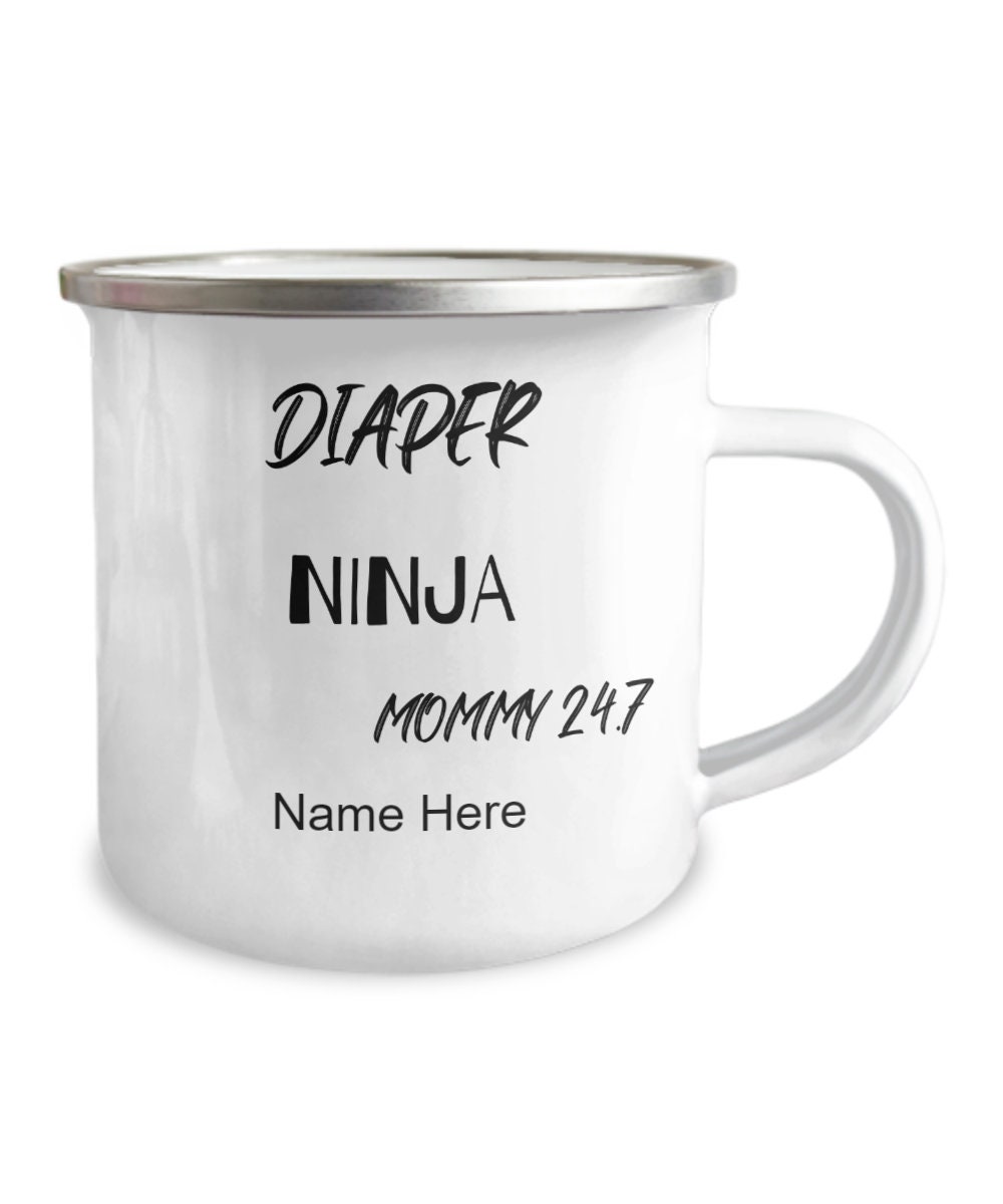 Personalized New Mom Funny Mug Gift, New Mommy, Diaper Ninja Mug for New  Mom, New Mommy and Daddy Gifts After Baby Stepmom Bonus Mom Gift 