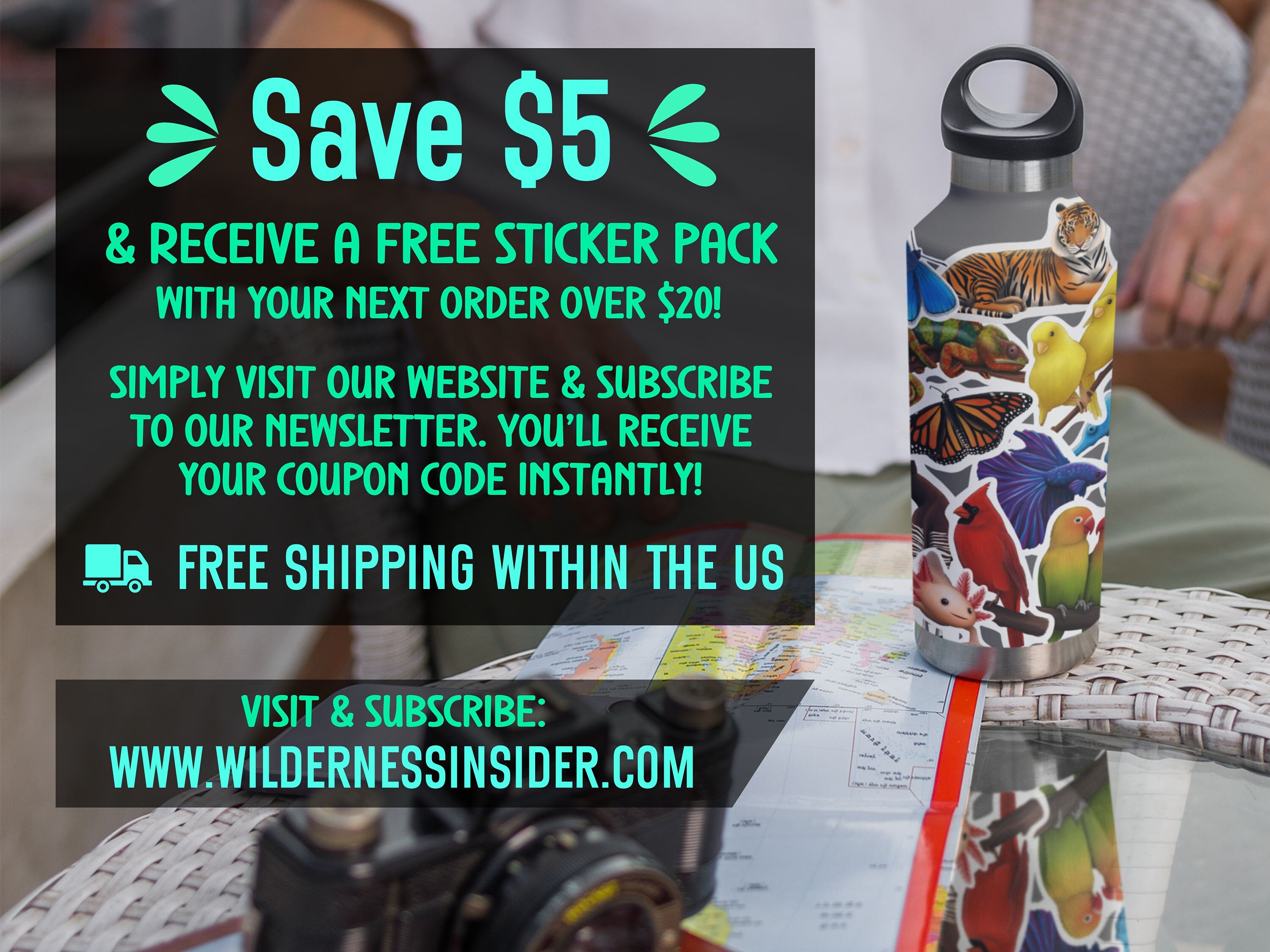 Okapi Sticker Pack Rainforest Animal Waterproof Vinyl Decal Cute Okapi ...