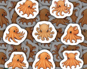 Dumbo Octopus Magnets Waterproof Vinyl Deep Sea Decor Ocean Creature Gift for Marine Life Enthusiasts Kitchen Refrigerator Accessories