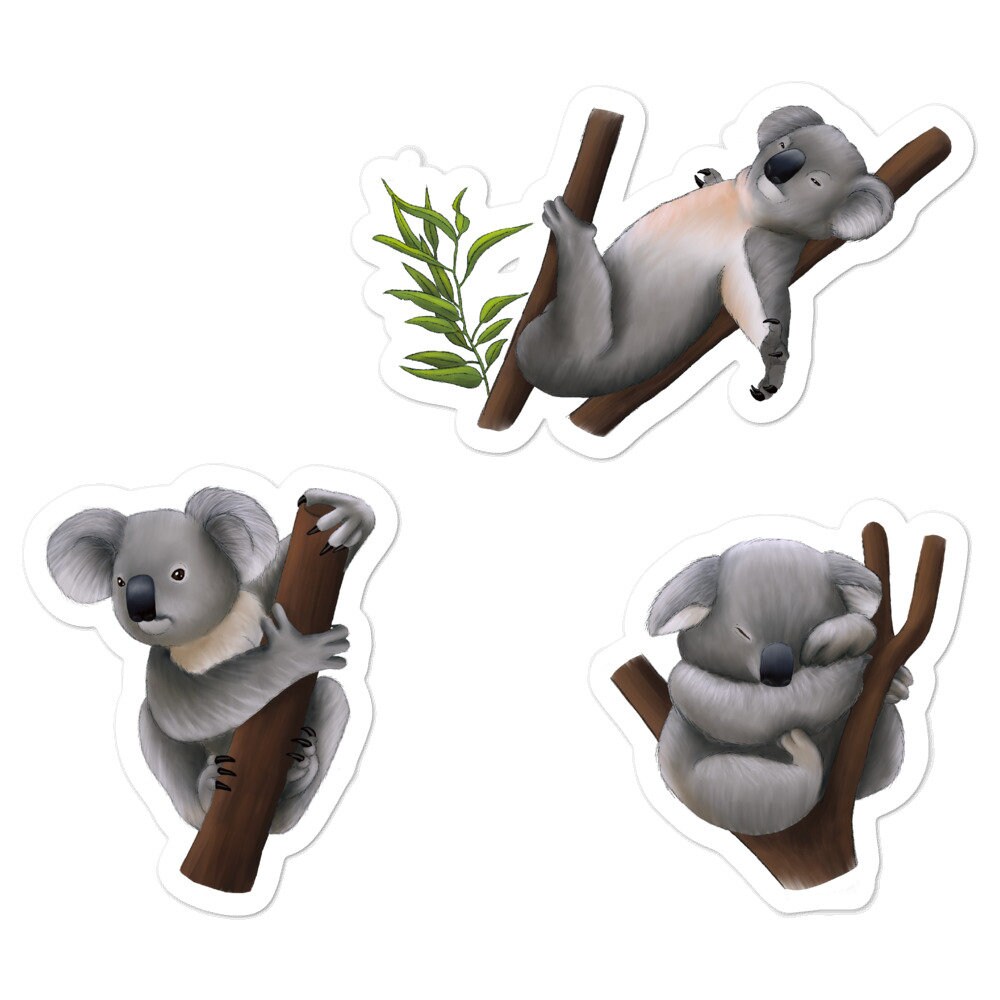 Koala Stickers Etsy