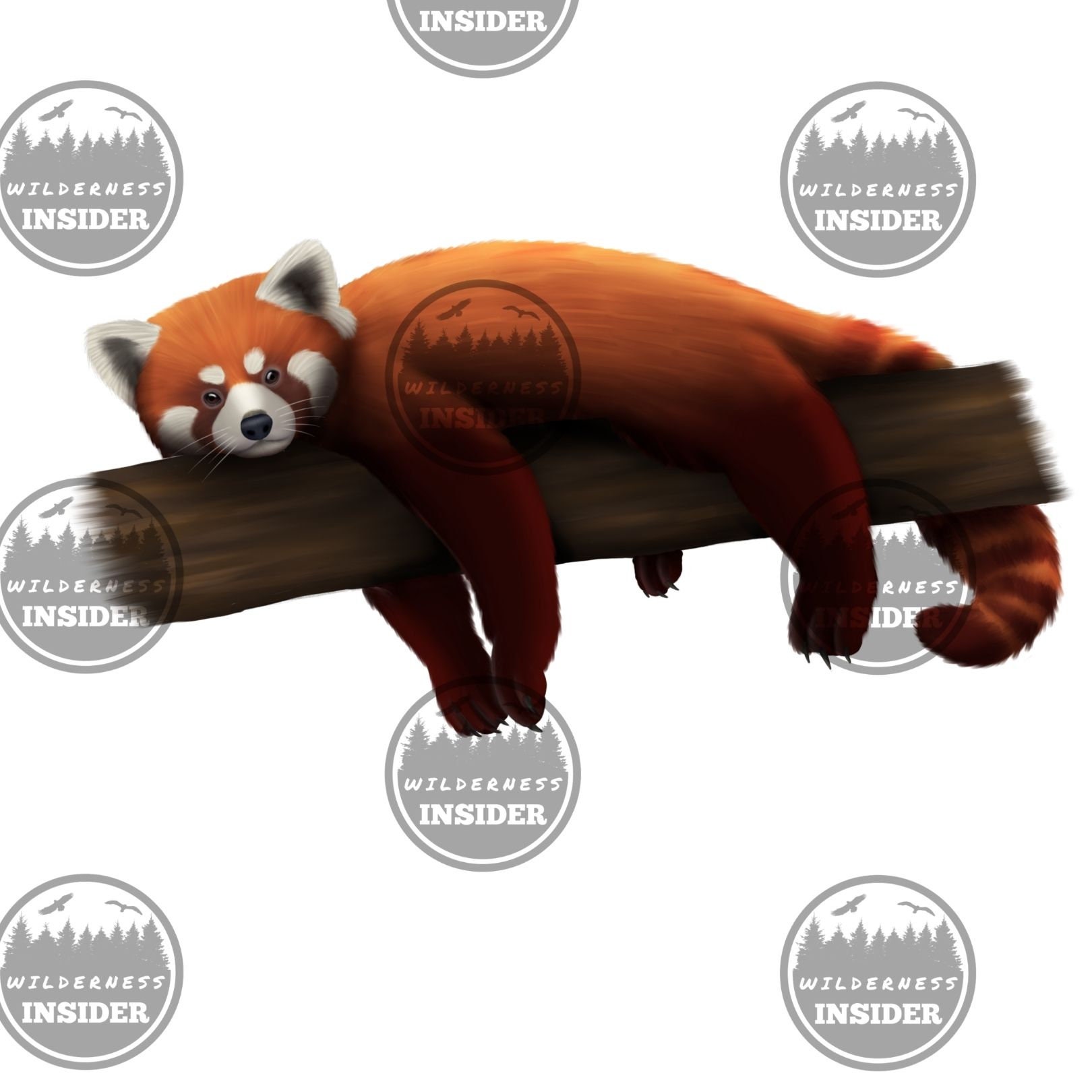 Red Panda Digital Downloads Animal Clipart Red Panda Digital | Etsy