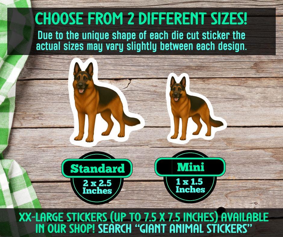 Assorted Dog Stickers Pack 70+ Dog Designs Cute Vinyl Stickers ...