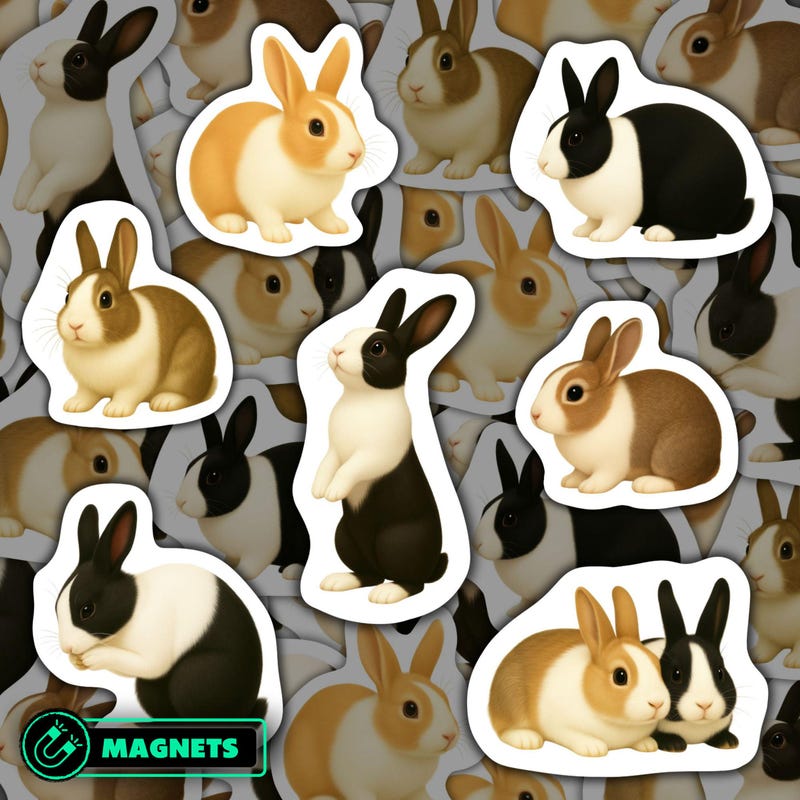 Dutch Rabbit - Etsy