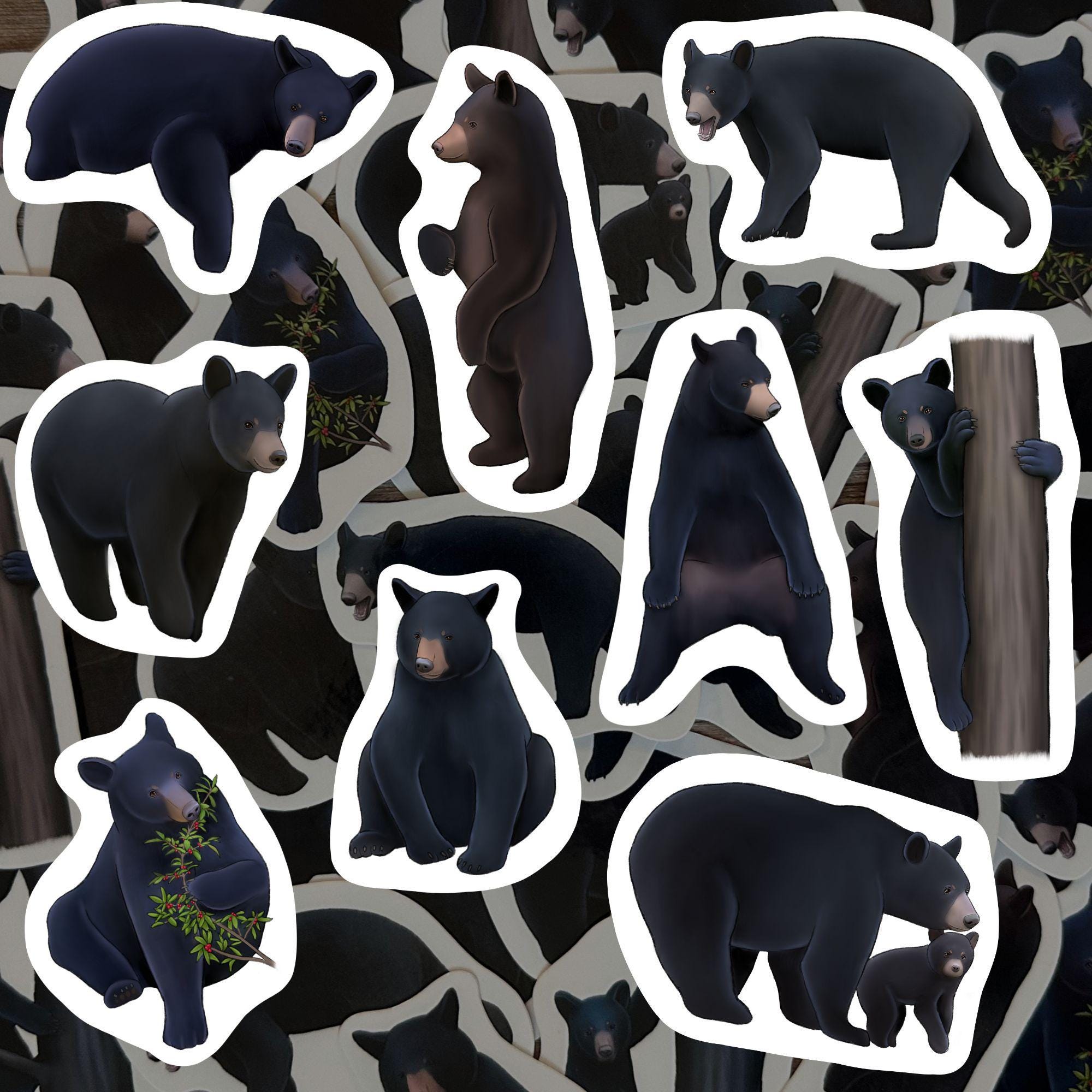 California Bear Family Stickers For Sale