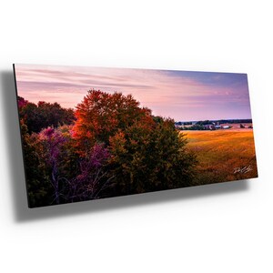 2:1 Panorama, Fall Landscape Photography, Autumn Harvest Wall Art, Fall Wall Decor, Fall Nature Print, Cottage Decor, Farmhouse Fall Art