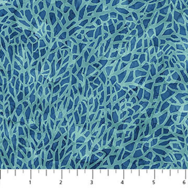 Sea Breeze Coral Blender Fabric by Northcott Fabrics DP27103-44