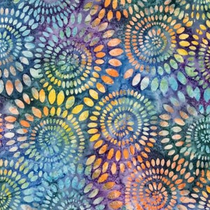 Expressions Batiks Dahlias City Lites by Riley Blake Batiks BT23010-303