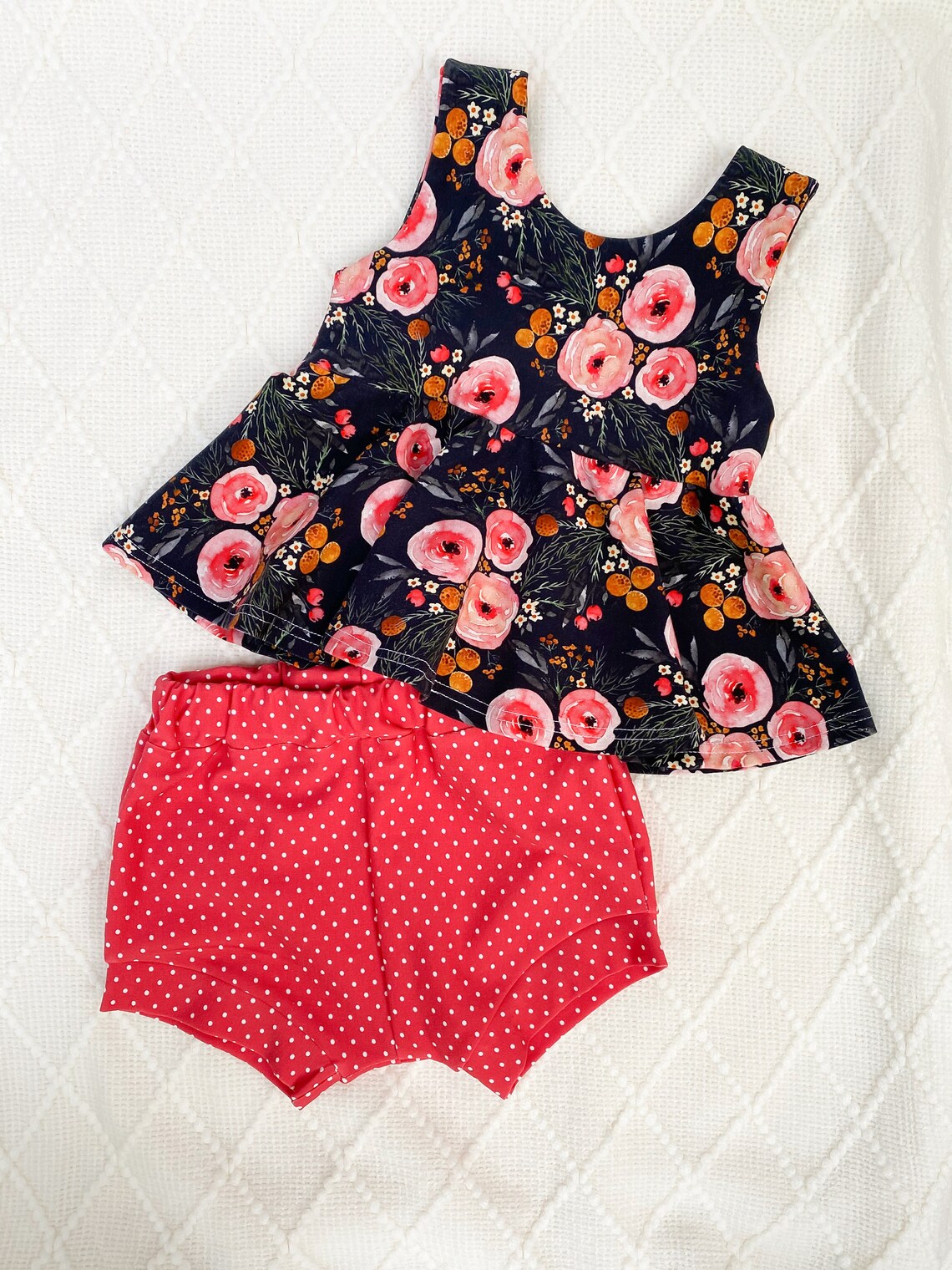 Floral Peplum Top Baby Peplum Shirt Toddler Peplum Shirt Etsy