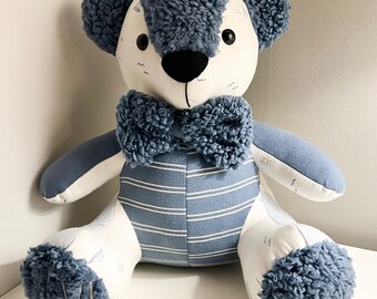 Keepsake Bear, Memory, Clothing, Personalized, Custom, Gift, Baby Shower, Birthday, Sympathy, Graduation, Stuffed Animal, Birth Weight