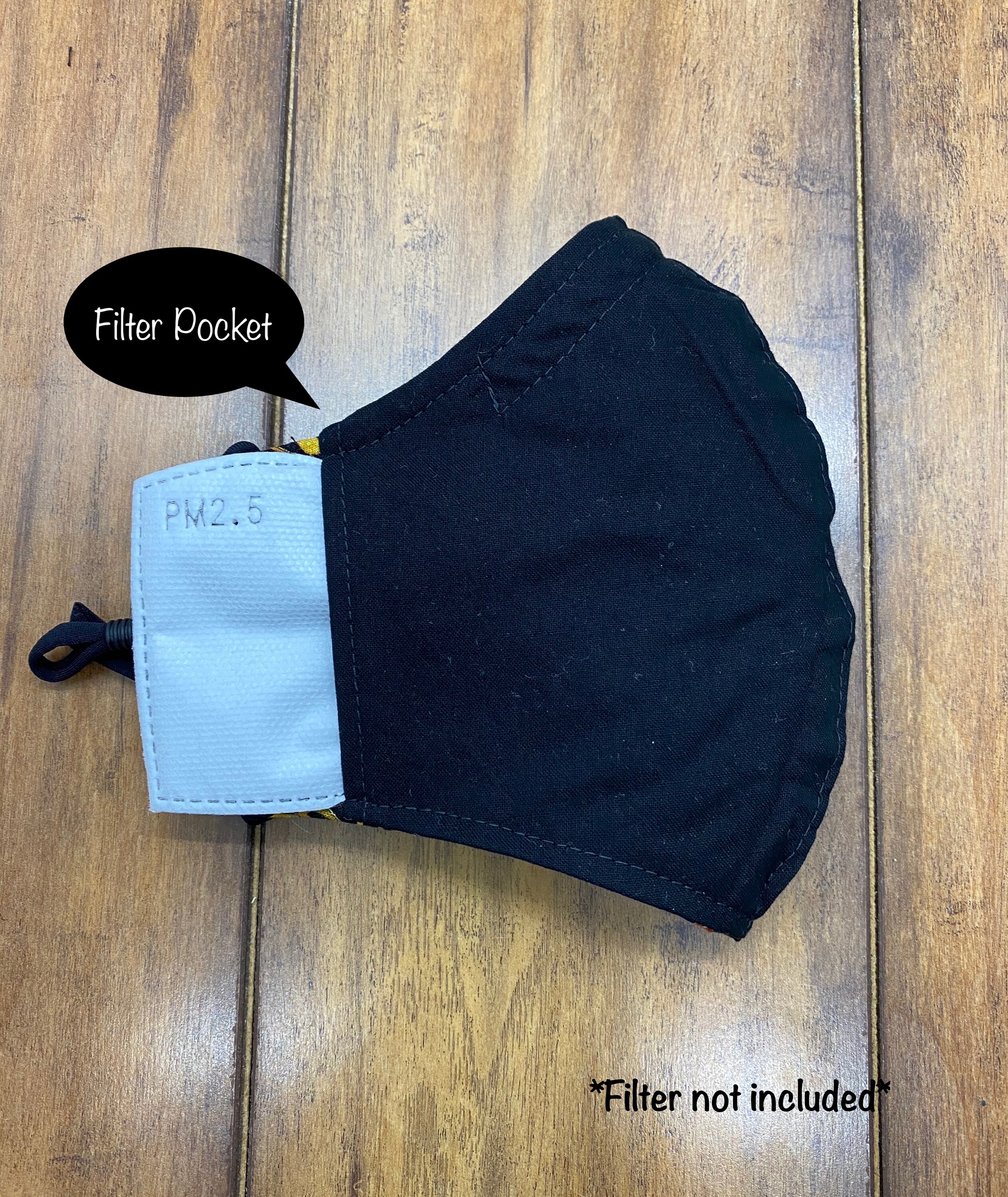 RBG Face Mask W/filter Pocket Cotton 3layer Face Mask Etsy