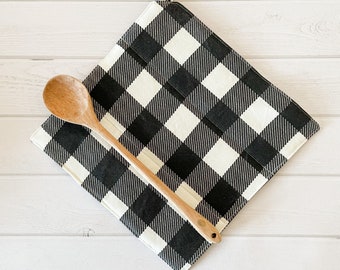 Pot Holders|Black Buffalo Check|Hot Pads|Farmhouse Kitchen|Farmhouse Pot Holder|Fall Decor|Gifts for Her