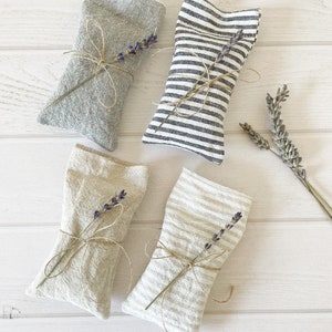 Linen + Cotton Lavender Sachet|Drawer Sachet|Lavender Pillow|Small Gift|Wedding Favor|Party Favor|Stocking Stuffer