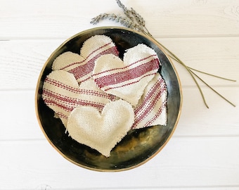 Lavender Sachet Heart Shape|Drawer Sachet|Lavender Pillow|Sachet Set|Grain Sac|Wedding & Party Favor|Rustic/Natural Wedding|Stocking Stuffer