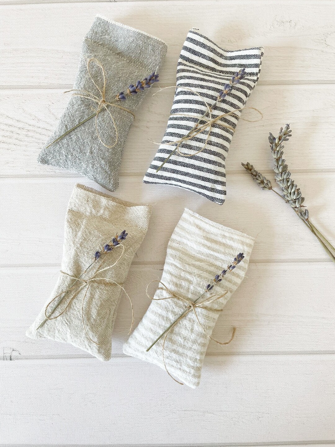Linen + Cotton Lavender Sachet|drawer Sachet|lavender Pillow|small Gift ...