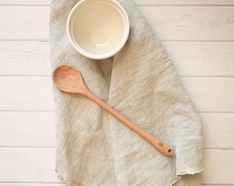 Vintage Linen Tea Towel|Kitchen Towel|Hand Towel|Natural Hand Towel|Zero Waste|Farmhouse Kitchen|Raw Linen Tea Towel|Gifts for Her