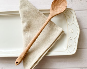 Cloth Napkins|Everyday Napkins|Farmhouse Kitchen|Cream/oatmeal|Paperless Napkins|Sustainable Living||Gifts for Her