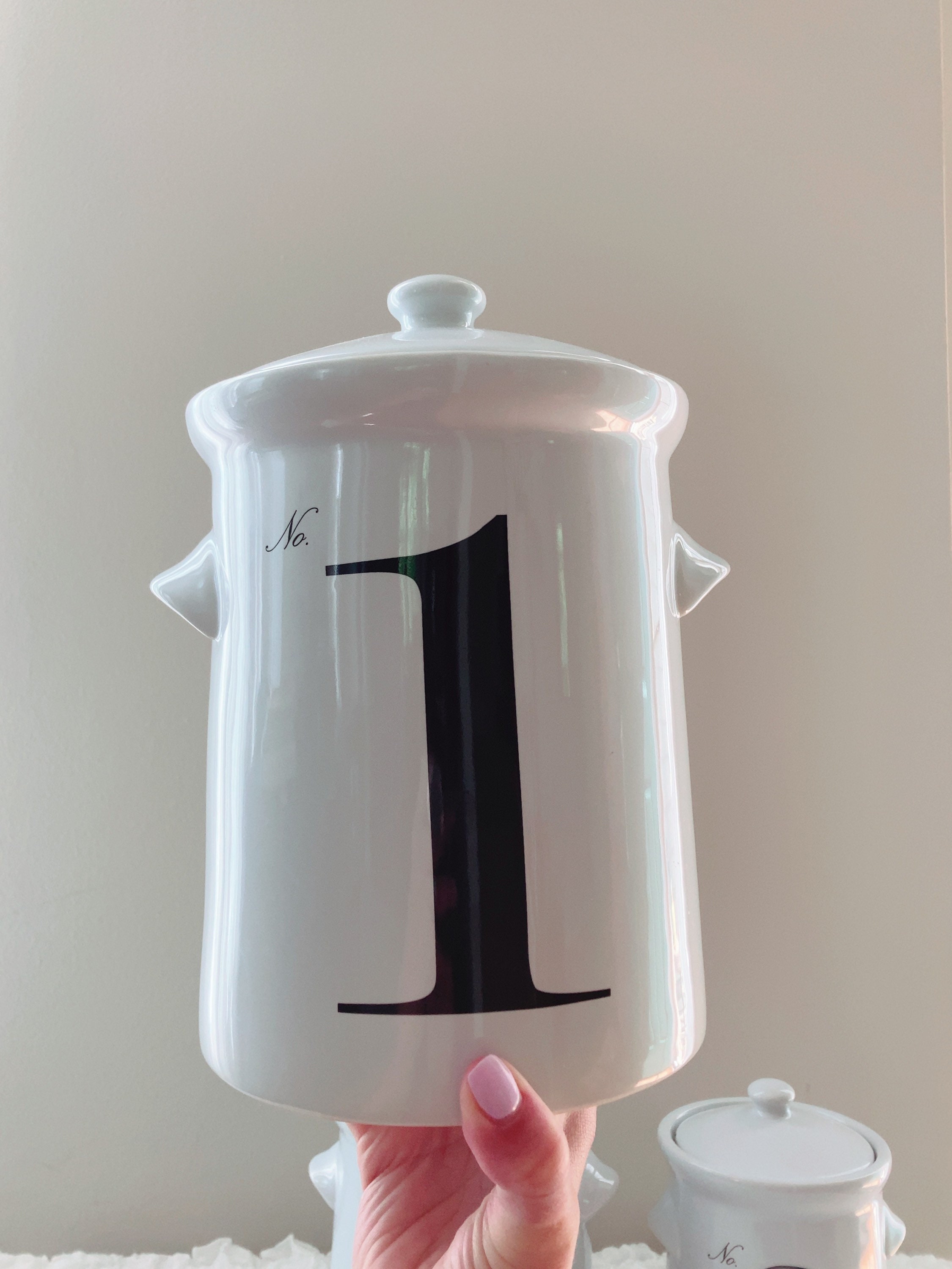 Nummeriertes Kanister Set Küche Vintage Zahlen | Etsy