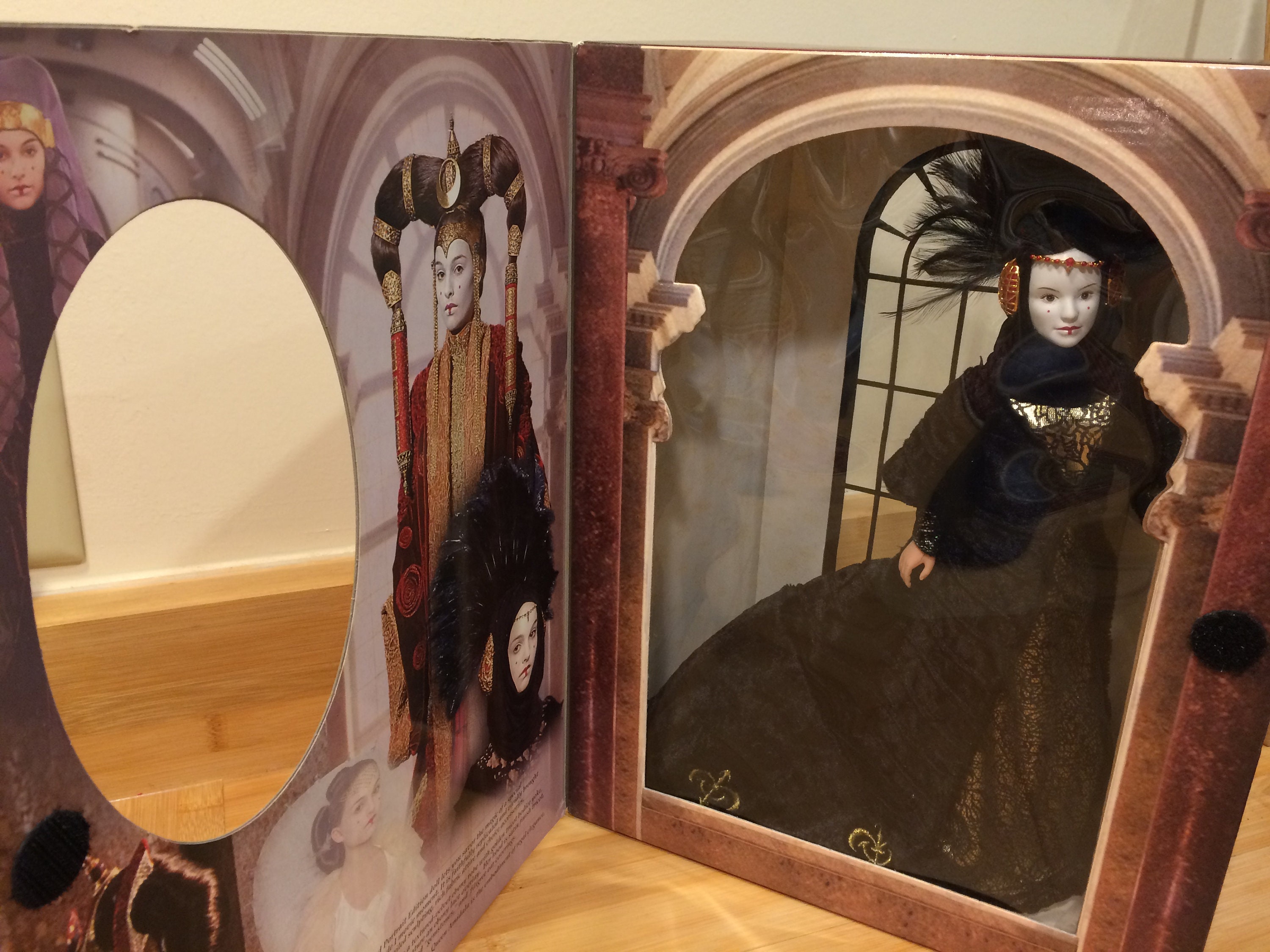 Vintage Star Wars Queen Amidala Doll, 1999 Portrait Edition, Black
