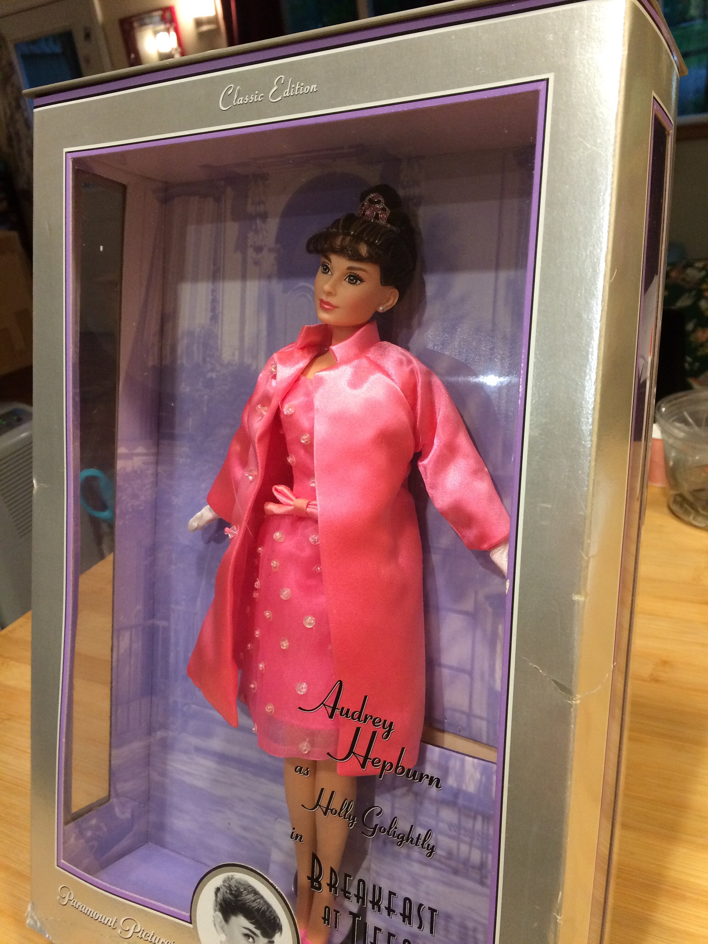 Audrey Hepburn Barbie: Pink Holly Golightly Doll, Vintage