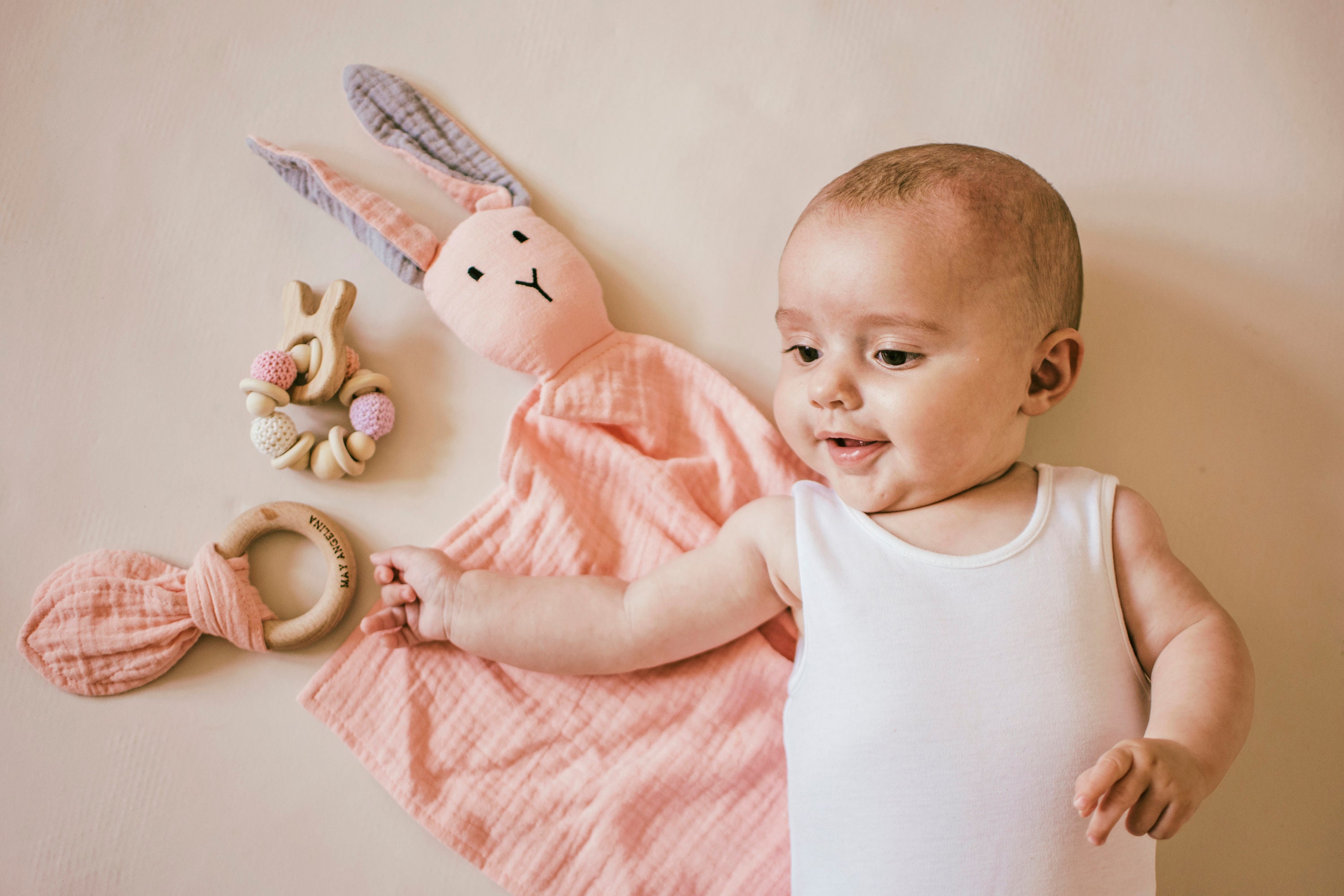 Baby Muslin Comforters Gift Set New Baby Baby Shower Etsy UK