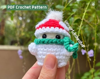 Christmas Mushroom Boy Crochet Pattern