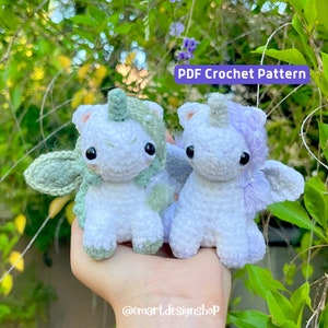 Baby Pegasus and Merhorse Crochet Pattern Bundle