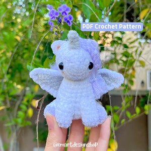 Patrón de crochet bebé pegaso