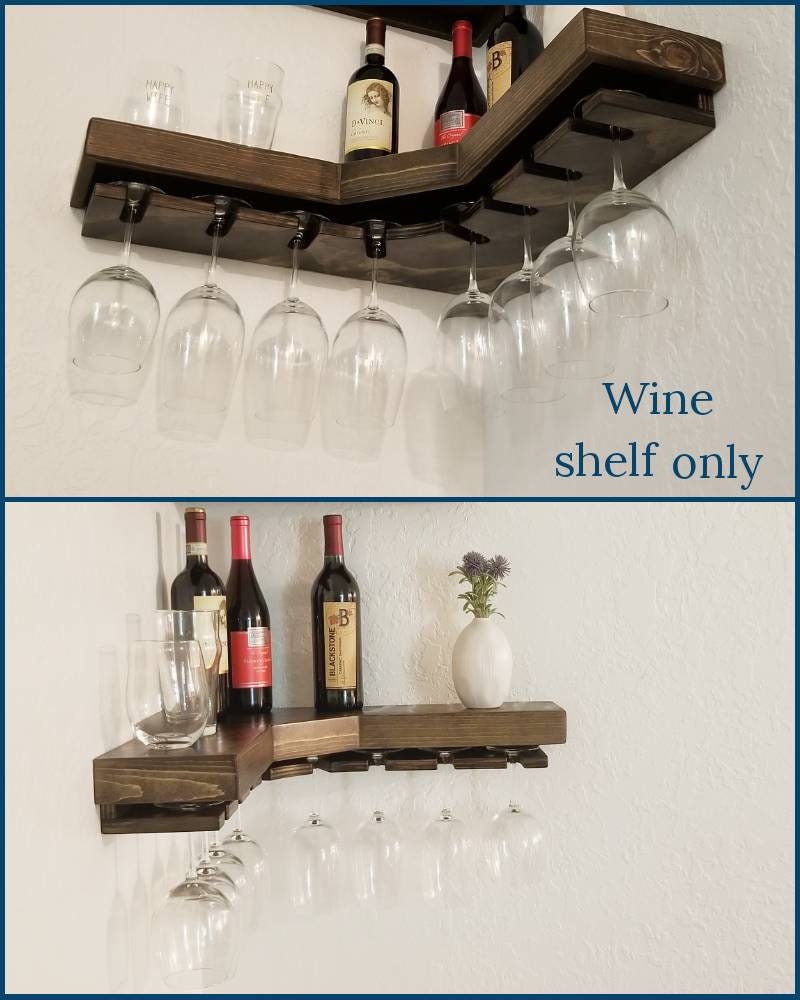 Wine Rack and Corner Shelf Set – Green River Wood