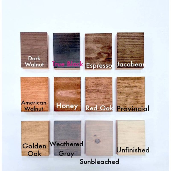 Stain Wood Samples Etsy