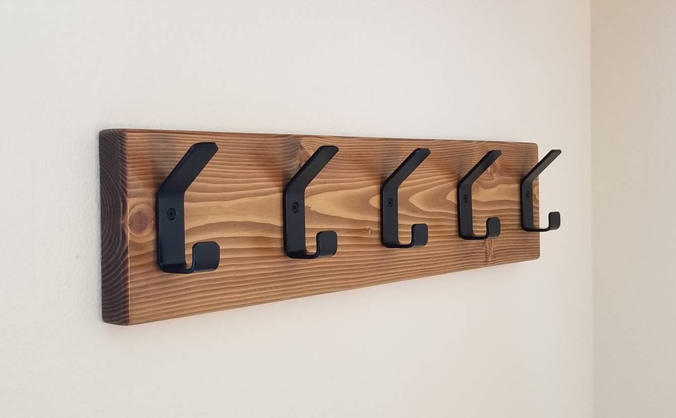 Custom wall mount hanger coat and bag hanger wall mounted Etsy