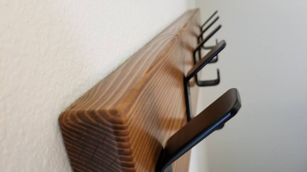 Custom wall mount hanger coat and bag hanger wall mounted Etsy