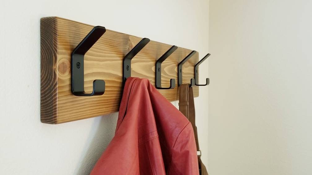 Custom wall mount hanger coat and bag hanger wall mounted Etsy