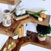 Deep Rustic Wooden Corner Shelves, Corner Floating Shelves, Floating Shelf, Farmhouse Corner Shelf, Wooden Corner Shelf, Shelving Units 