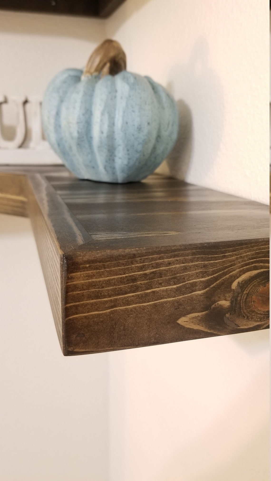 Rustic Wooden Corner Shelves Corner Floating Shelves Etsy