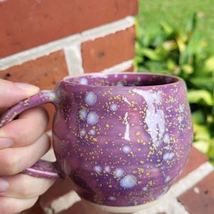 Handmade Purple Mug - Pink Mug - Purple Coffee Cup - Galaxy Mug - Purple Ceramic Mug - Handmade Purple Cup - Cosmic Mug - Light Purple Mug