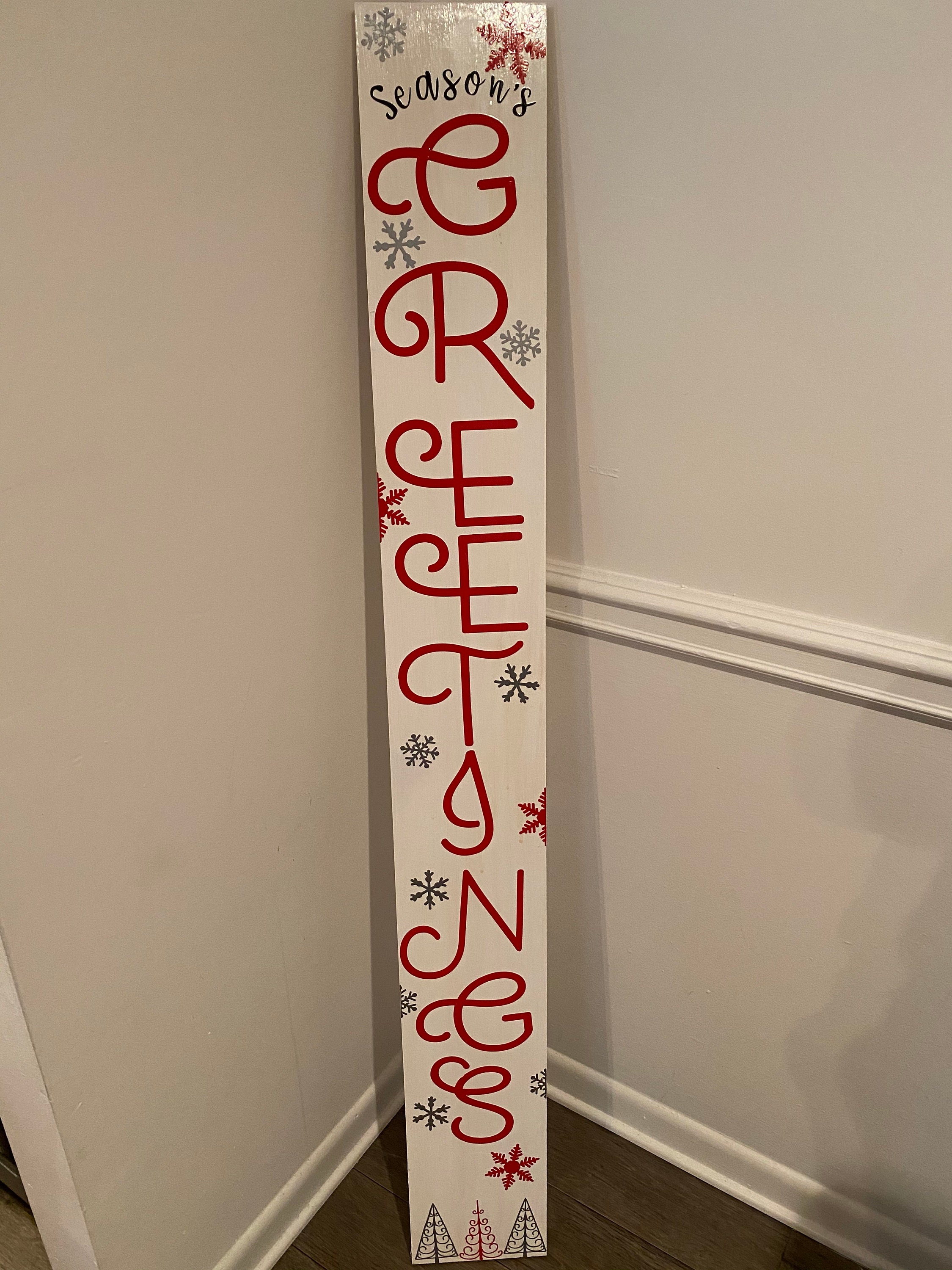 Customizable Christmas/winter Porch Signs, Customize Anyway You Want, Wooden Porch Signs Etsy