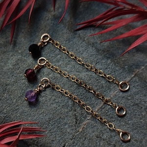 Catena di pietre preziose per piercing al naso, industriale, a conchiglia in oro 14k riempito, gioielli per il corpo Gothic Dark Academia Whimsigoth