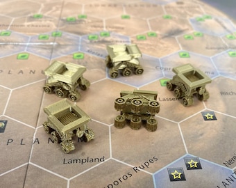 Terraforming Mars Rover Track Marker – 45th Anniversary, Set of 5