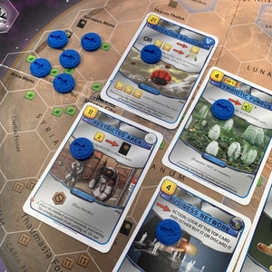 Terraforming Mars Action Marker 3D Textured Token Set Upgrade (10 Tokens)