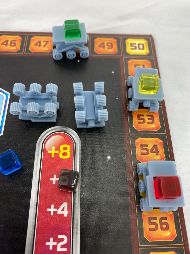 holds player cube RESIN Sojourner Rover TR Track Marker for Terraforming Mars Set of 5
