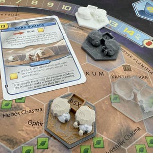 Preludio 2: mosaico de Nómadas de Marte para Terraforming Mars