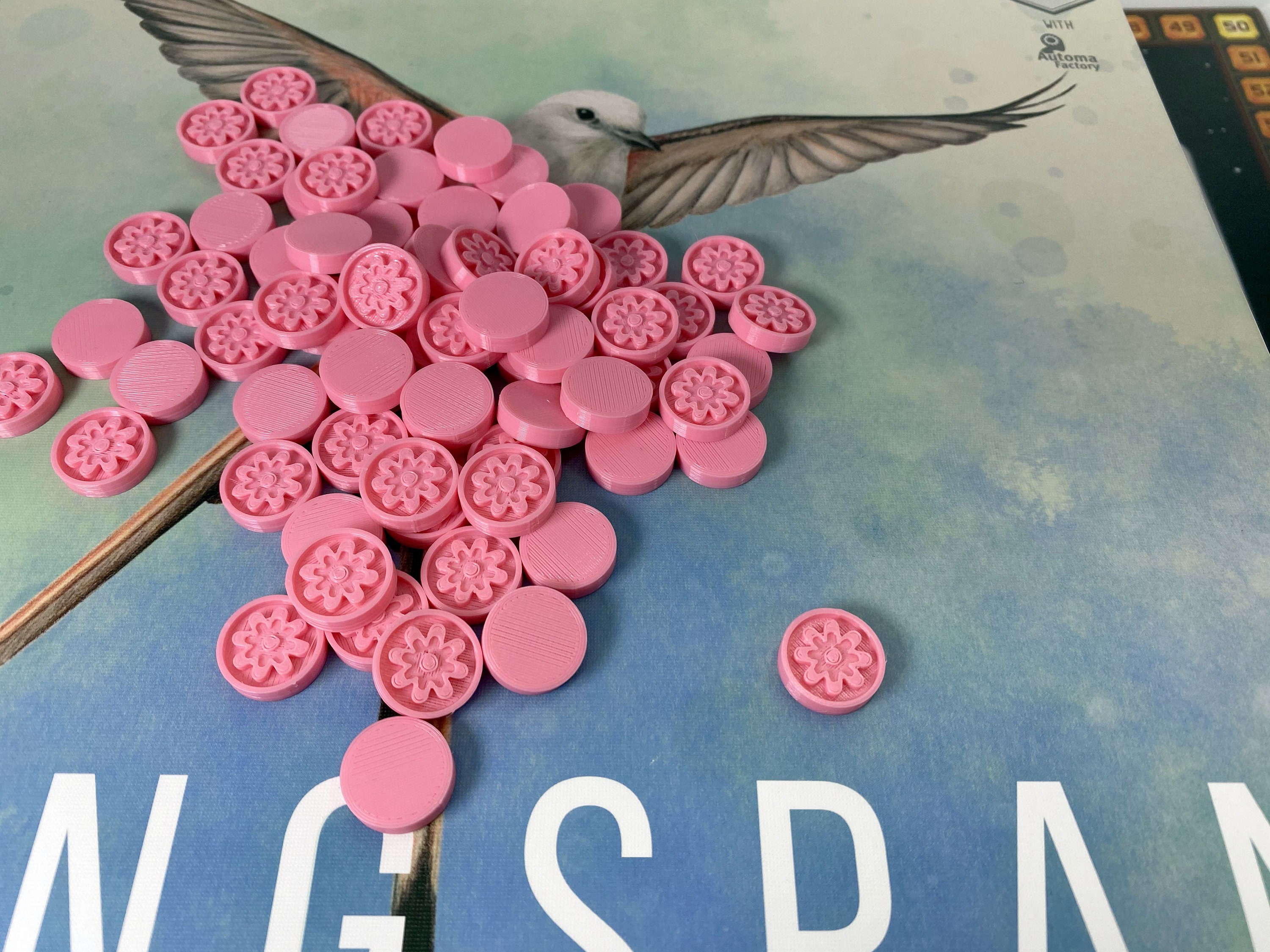 Nectar Tokens for Wingspan Game 3D Textured 70 Tokens Etsy Australia