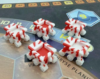 Valentine's TR Track Marker Sojourner Mars Rover (holds player cube) - Set of 5 - Limited