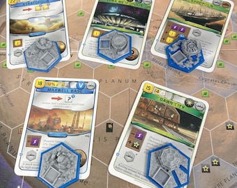 TM VENUS NEXT Expansion Set - 5 Two-Color Special Card-Appointed Cities