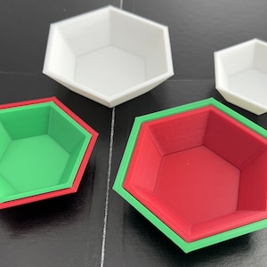 Nesting Game Piece Trays - Tokens, Cubes, Pieces, etc (4-sizes, Nesting)