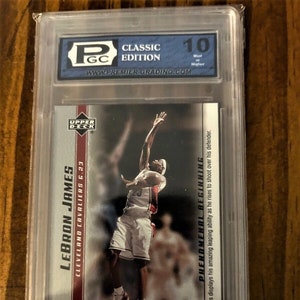 2004 Upper Deck Basketball #12 LeBron James Phenomenal Beginning PGC Graded 10