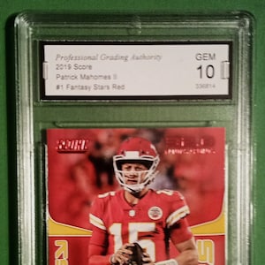 2019//21 Patrick Mahomes 5 Graded Cards to Choose From