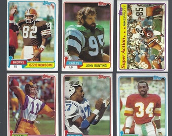 1981 Topps #435-528 Football Pick Your Card Good or Better