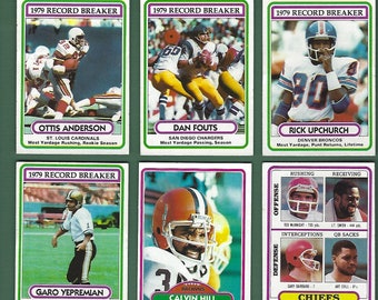 1980 Topps #1-520 Football Pick Your Card. Good or Better
